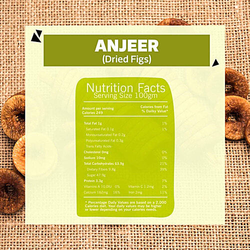 Wonderland Foods Dried Anjeer 200G