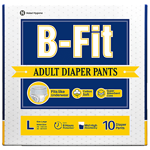 Buy B-Fit Adult Diapers Pants - L Online at Best Price of Rs 249 ...