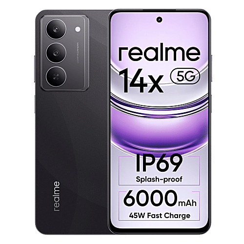 realme 14x 6GB RAM 128GBストレージ Buy Realme realme 14x 5G (6GB RAM, 128GB, Crystal Black) Online at