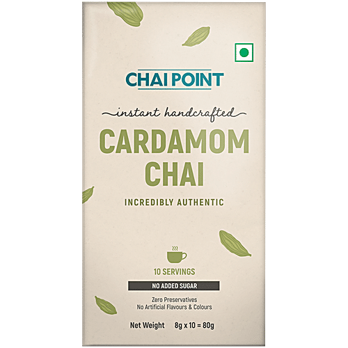 Buy Chai Point Instant handcrafted Cardamom/Elaichi Tea Premix, No ...