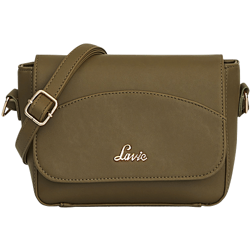Buy Lavie Broxa Flap Over Sling Bag - Olive Green Online at Best