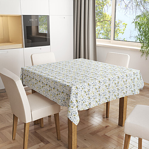 Buy Bianca-Home Cotton White/Yellow/Grey Dining Table Cloth Online at Best Price of Rs 979 ...