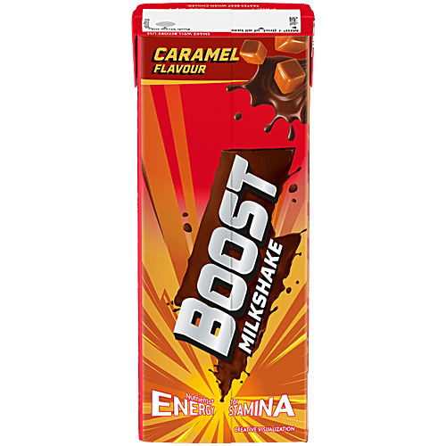 Boost Caramel Flavour Milkshake, 180 ml