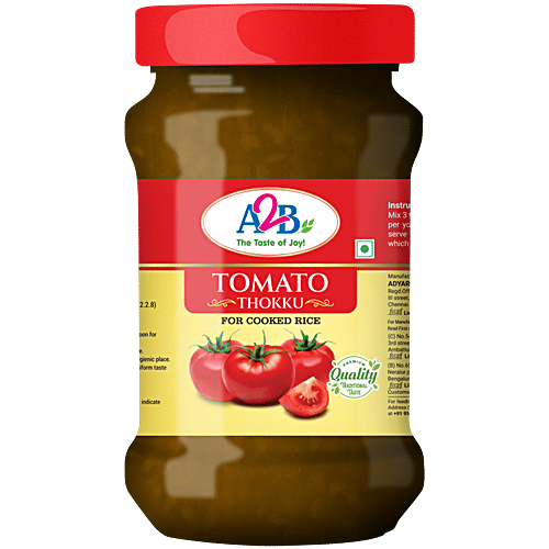 Buy A2B Tomato Thokku For Cooked Rice Online at Best Price of Rs