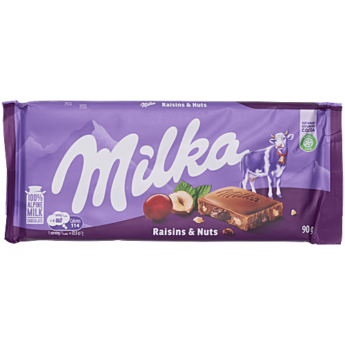 Buy Milka Raisins & Nuts Chocolate Online at Best Price of Rs 299