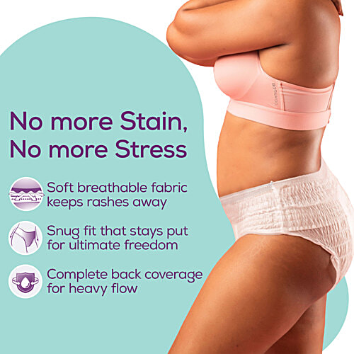 Evereve Period Panties M-L 5Pcs (Buy 1 Get 1)