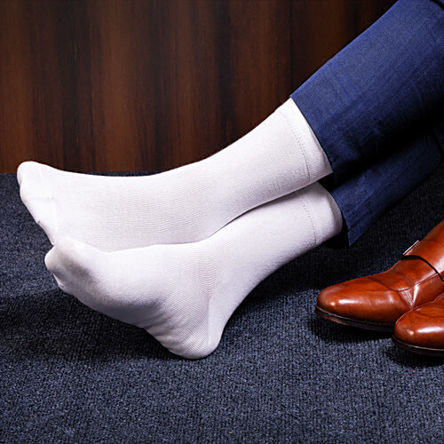 mens white dress socks Introducing the Solid Sock Not too thick 24 Best Dress Socks for