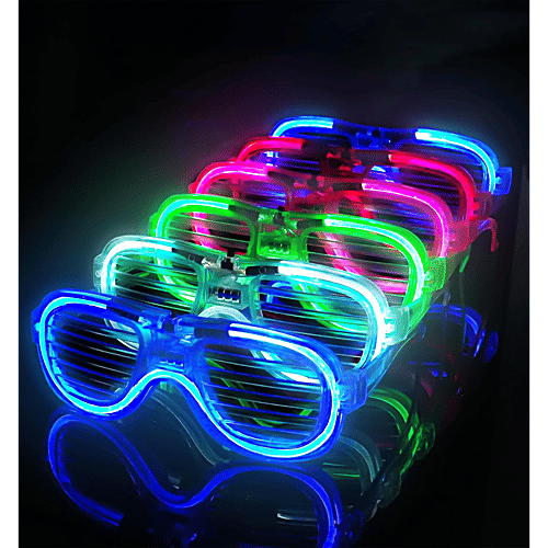 Buy Party Propz Shutter Eye Glasses/ Glow Eyewear With LED - For Club ...