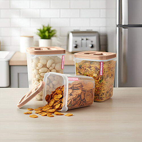 Buy Modware Max Store Jar Container - Cream Online at Best Price of Rs ...