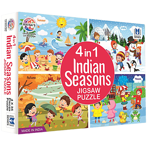 Buy Ratnas 4 In 1 Seasons Jigsaw Puzzle Online at Best Price of Rs 229 ...