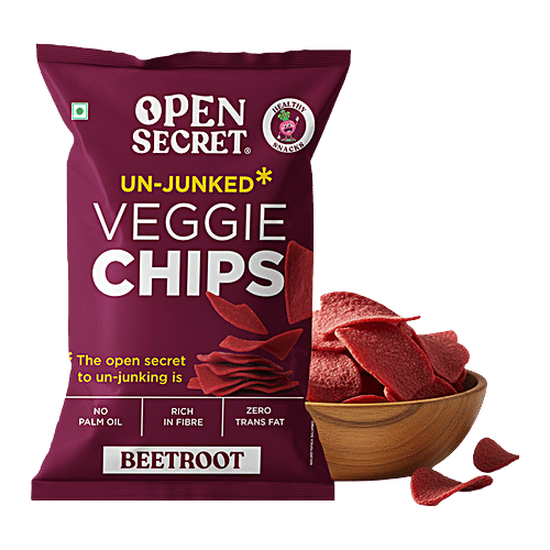 Buy Open Secret Beetroot Veggie Chips Online at Best Price of Rs