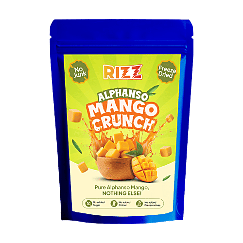 Ohio Rizz Mango Buy Rizz Alphanso Mango Crunch - Freeze Dried Online at Best Price of ...