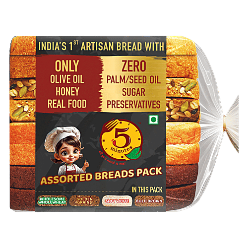 Buy 5minutes Assorted Breads Pack Online at Best Price of Rs 40 - bigbasket