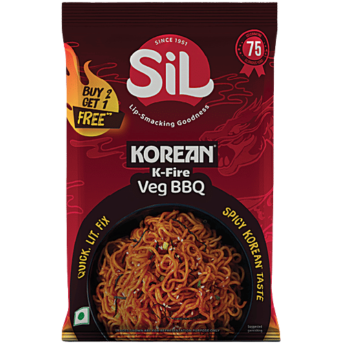 Sil Korean K-Fire Veg Bbq 80 Gm