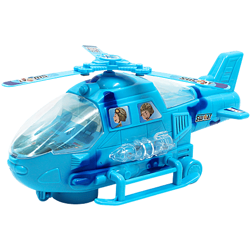 TOYCON UK アナトミースカルウアモウ（水色） Buy KV Toys Bump & Go Armed Aircraft - Battery Operated, Blue