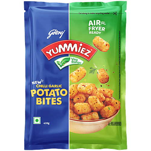 Buy Godrej Yummiez Chilli Garlic Potato Bites Online at Best Price