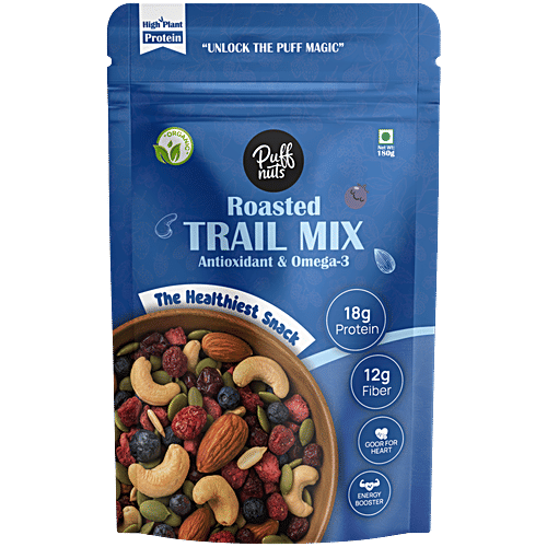 Buy Puffnuts Roasted Trail Mix - Nuts & Seeds Online at Best Price of ...