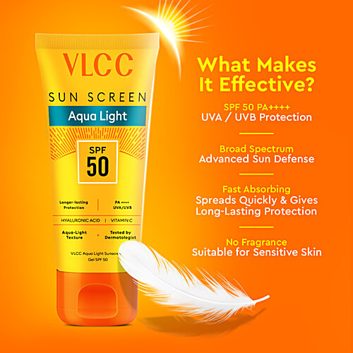 Vlcc Aqua Light Spf 50 Pa Sunscreen 30G