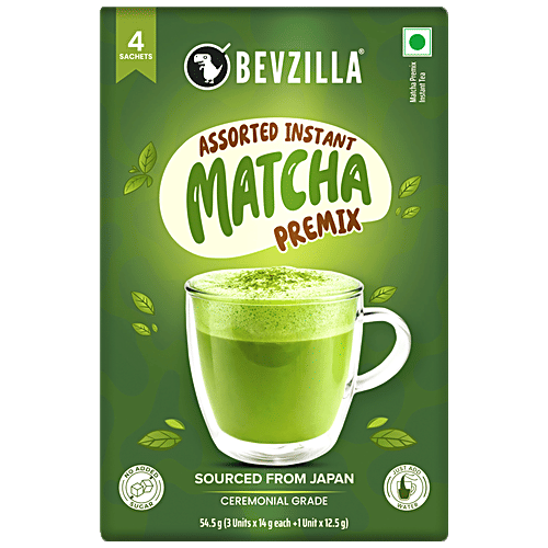 Buy Bevzilla Instant Matcha Premix - Assorted Flavours Online at