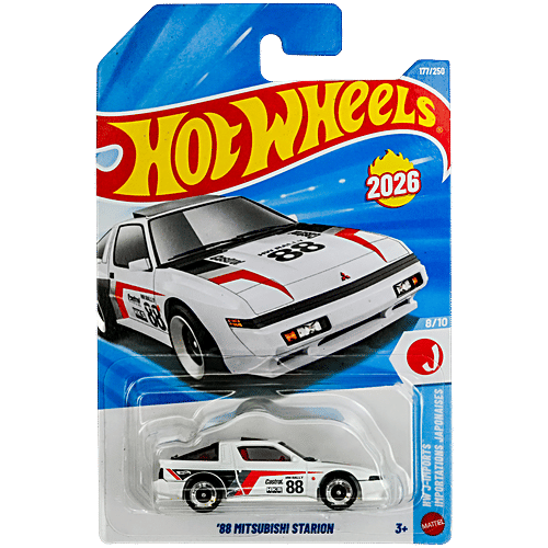 Buy Hot wheels JJH58 '88 Mitsubishi Starion Die-Cast Toy Car For 3