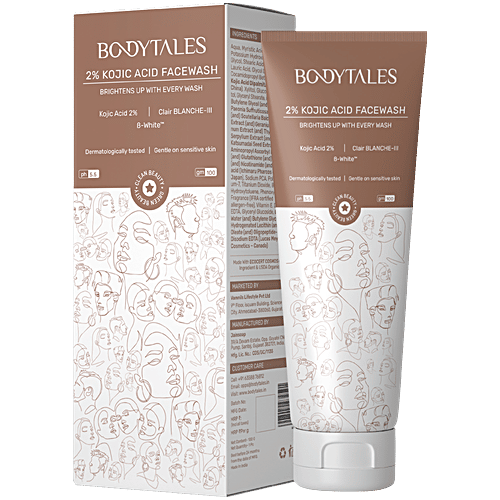 Buy Bodytales 2% Kojic Acid Facewash Online at Best Price of Rs 179.1