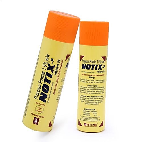 Buy Notix Powder Notix Anti Tick And Flea For Dog 100 Gm Online at
