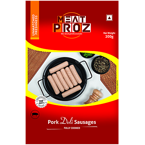 Buy Meat Proz Pork Deli Sausages - Fully Cooked Online at Best