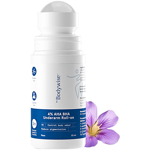 Buy Bodywise 4% AHA BHA Underarm Roll On To Reduce Body Odour & Reduce ...