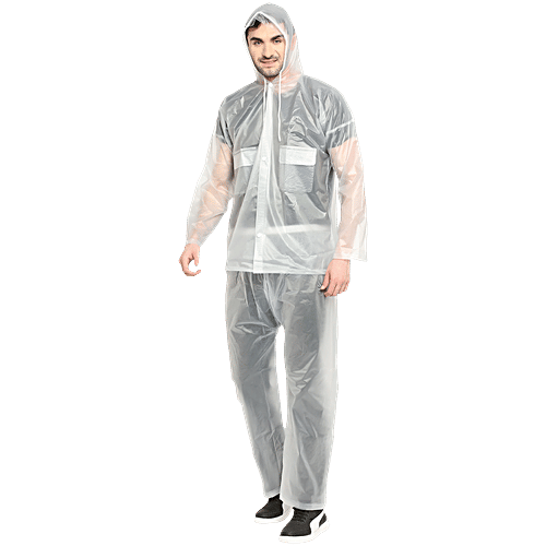 Citizen Raincoat Eco Transparent Safari Suit, CRS010, XL, pc