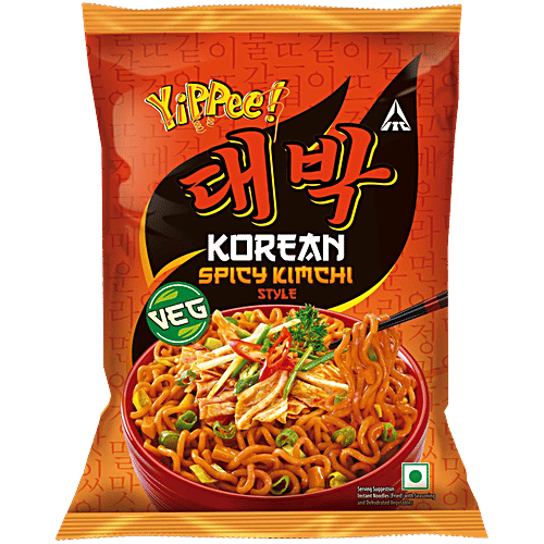 Sunfeast YiPPee! Korean Spicy Kimchi Style Veg Noodles, 75 g
