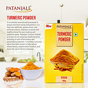 Patanjali Turmeric Powder 200g Turmeric Powder, Patanjali 100g (05635005) –  Buy The Best Products