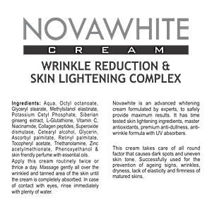 Buy Bionova Novawhite Glutathione & Vitamin C Cream - For Men & Women, Suitable For all Skin Types Online at Best Price of Rs null
