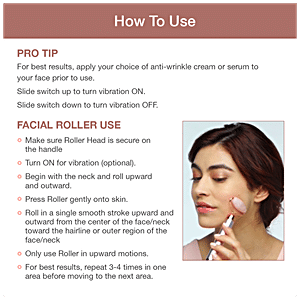 Buy Flawless Contour Micro Vibrating Facial Jade Roller & Massager - Reduce  Puffiness & Dark Circles Online at Best Price of Rs 2500 - bigbasket