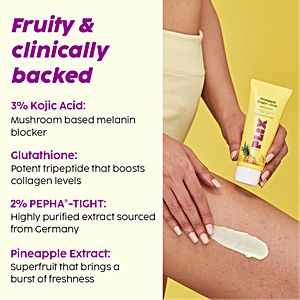 Buy Plix Pineapple Bright + Firm Polishing Cream - 3% Kojic Acid,  Glutathione & Pepha-Tight Online at Best Price of Rs 450 - bigbasket