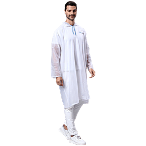 Buy Zeel Waterfighter Unisex PVC Poncho - White Online at Best