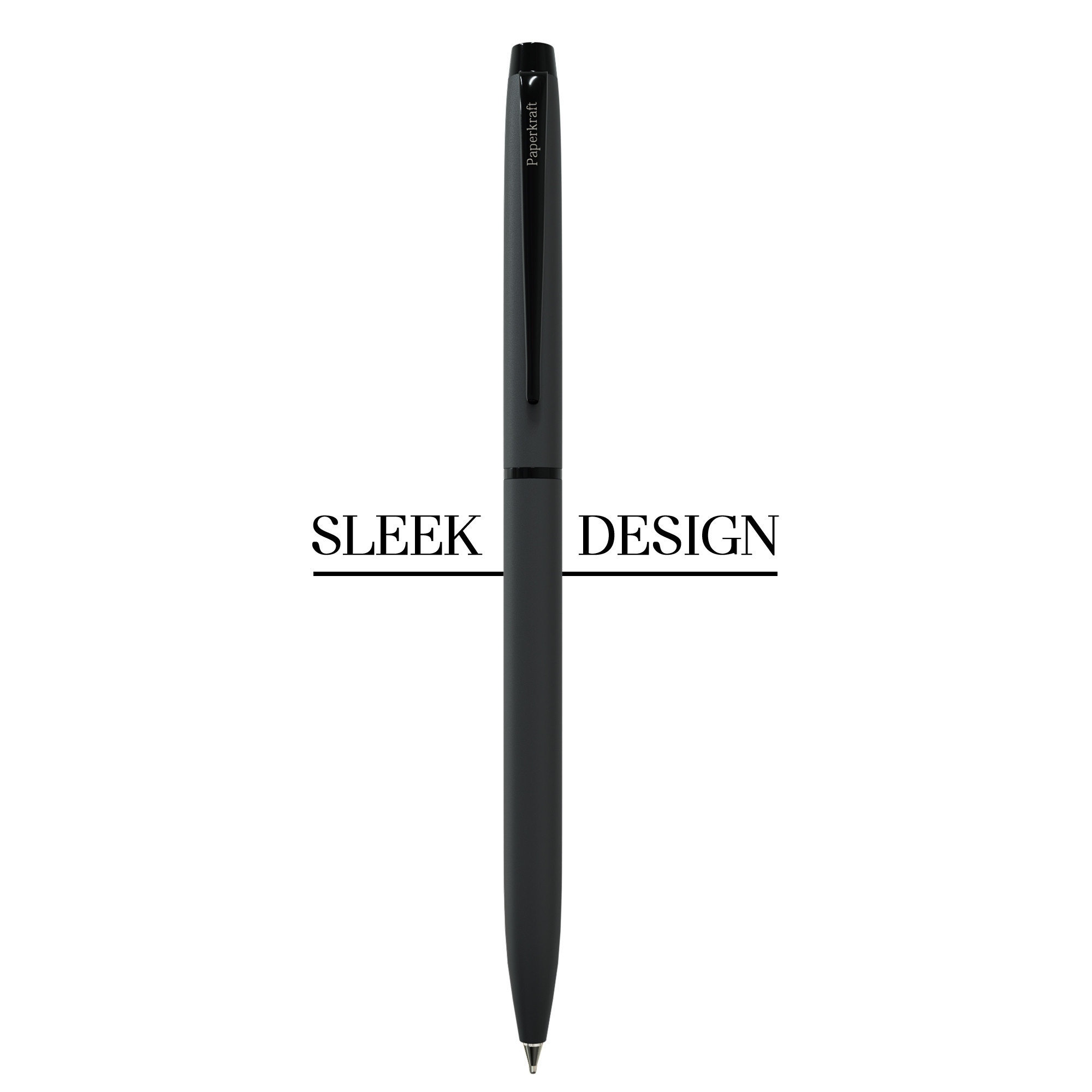 Paperkraft Chopin Lissome Penna A Sfera – Finitura Blu Opaco, Corpo Metallico, Punta 0,7 Mm, Elegante Penna Da Regalo
