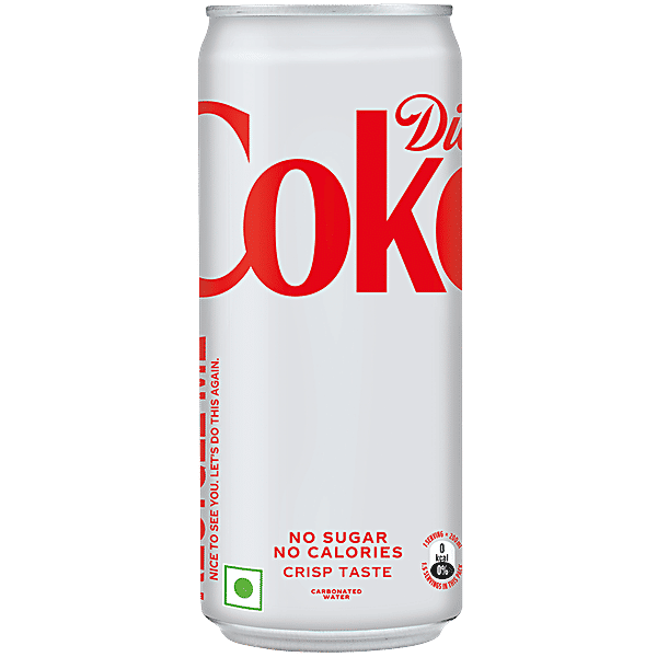 Buy Coca-Cola Diet Soft Drink Carbonated Water 300 ml Can Light