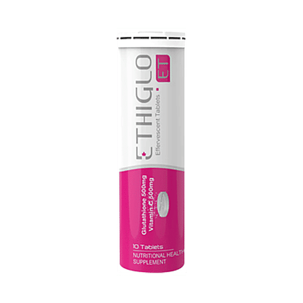 ethiglo glutathione Buy Ethiglo Ethiglo ET with Glutathione & Vitamin C for Skin Health | Effervescent Tablet Online at Best Price of Rs 845.3