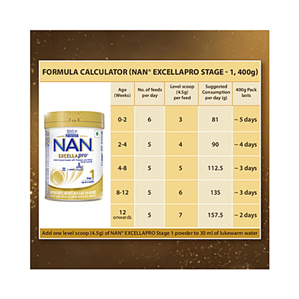 Buy Nestle Nestle Nan Excella Pro Stage Infant Formula Milk