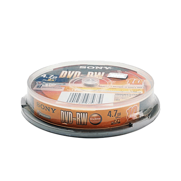 Buy Sony Sony 4.7 GB Capacity DVD-Rewritable Spindle-Pack of 10