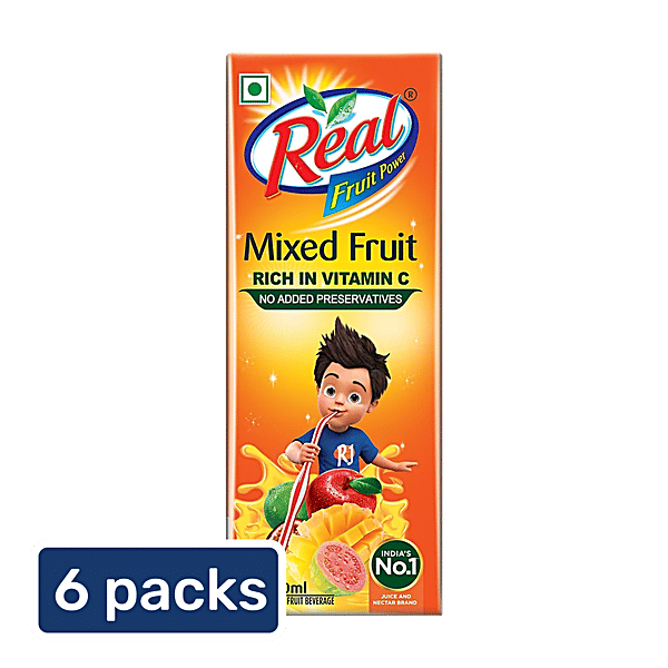 Buy Real Fruit Power Juice - Mixed Fruits Online at Best Price of