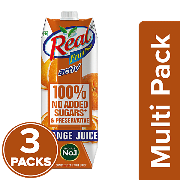 Buy Real Activ 100 Orange Juice With No Added Sugar and