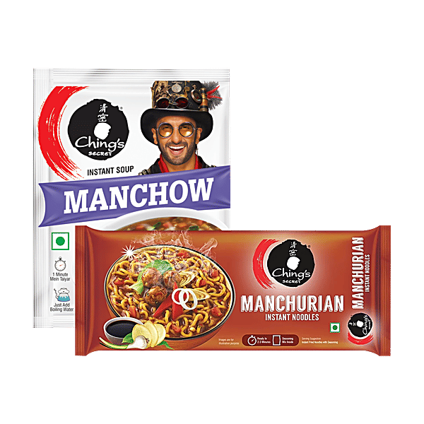 Buy Ching's Secret Manchurian Instant Noodles, 240 g + Manchow
