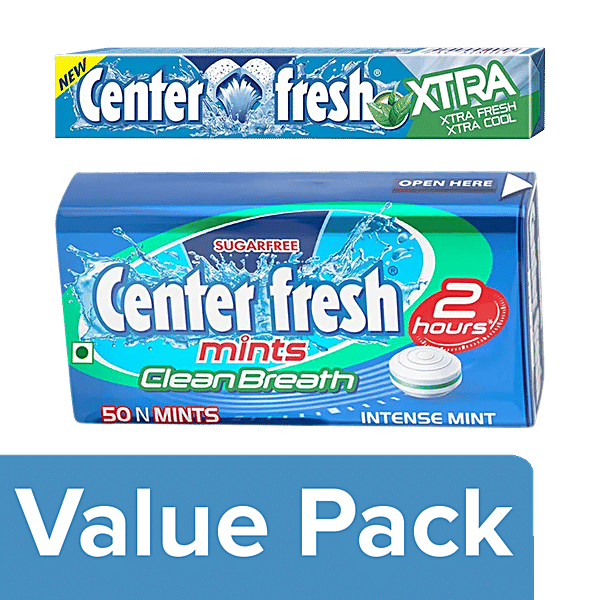 Buy Center Fresh Mints Clean Breath Intense Mint - Menthol