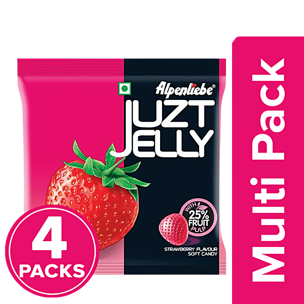Buy Alpenliebe Juzt Jelly Soft Candy - Strawberry Flavour Online
