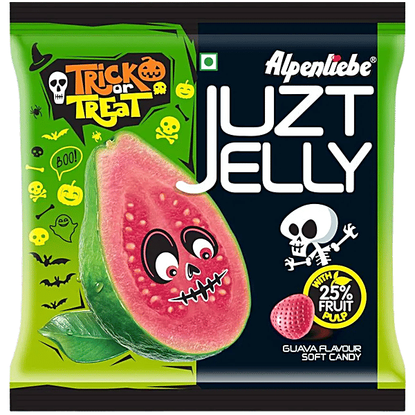 Buy Alpenliebe Juzt Jelly With 25% Fruit Pulp - Strawberry + Guava