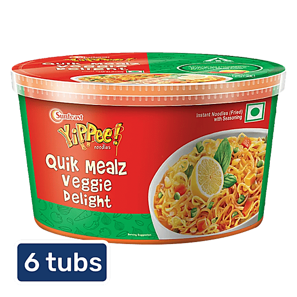 Buy Sunfeast YiPPee! Quik Mealz Veggie Delight Instant Noodles