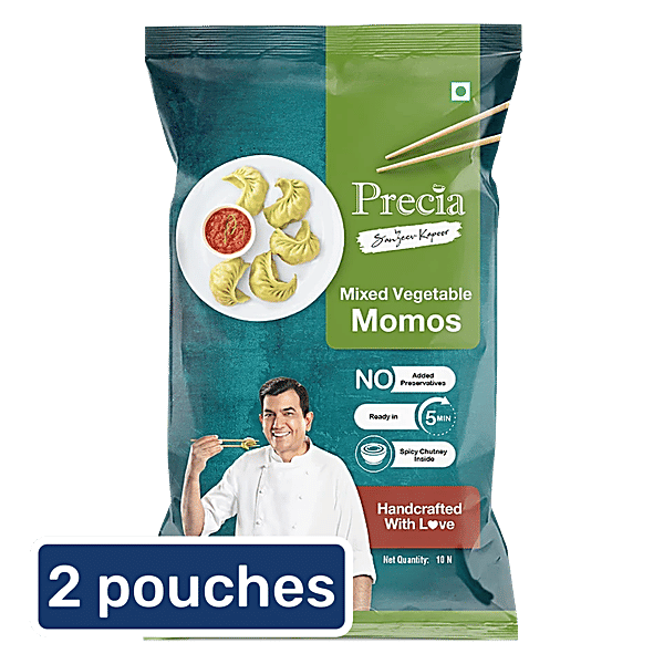 Buy Precia Mixed Vegetable Momos Online at Best Price of Rs null