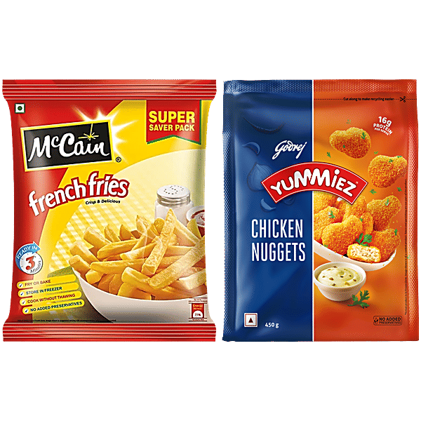 Buy bb Combo McCain French - Fries, 1.25 kg + Godrej Yummiez