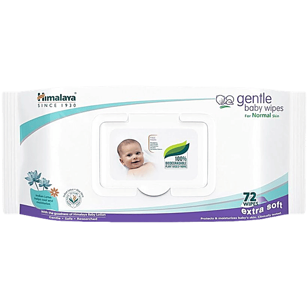 Diaper Wipes Gentle Baby Wipes Himalaya White Himalaya Gentle Baby